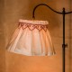 Edit58 x Smock London Elsie Lampshade Skirt Cross Hatch Cotton with Crimson Ribbon Hand Smocking Edit58 x Smock London Elsie Lampshade Skirt Cross Hatch Cotton with Crimson Ribbon Hand Smocking