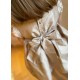 Diana Special Occasion Dress Champagne Silk with Gypsophila Hand Smocking Diana Special Occasion Dress Champagne Silk with Gypsophila Hand Smocking