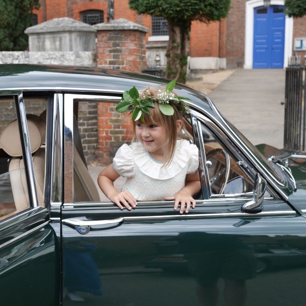 Diana Special Occasion Dress with Lily of the Valley Hand Smocking Diana Special Occasion Dress with Lily of the Valley Hand Smocking