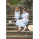Katherine Johnson Dress Antoinette Stripe with Hint of Mischief Hand Smocking Katherine Johnson Dress Antoinette Stripe with Hint of Mischief Hand Smocking