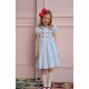 Thatcher Dress Sailor Stripe with White Heart Hand Smocking Thatcher Dress Sailor Stripe with White Heart Hand Smocking