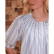 Cleopatra Blouse Maine Stripe with Seaside Hand Smocking Edition 39 Cleopatra Blouse Maine Stripe with Seaside Hand Smocking Edition 39