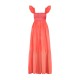 Wallis Simpson Dress Coral Dreams Organdie with Chantilly Hand Smocking Wallis Simpson Dress Coral Dreams Organdie with Chantilly Hand Smocking